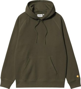 Carhartt Work in Progress Hoodies & sweatvesten, Heren, Groen, M, Katoen, Hooded Chase Sweatshirt
