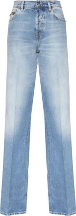 Gucci Flare Pant with Horsebit - Dames - Bootcut Jeans - Blauw - W27 - Denim - Jeans