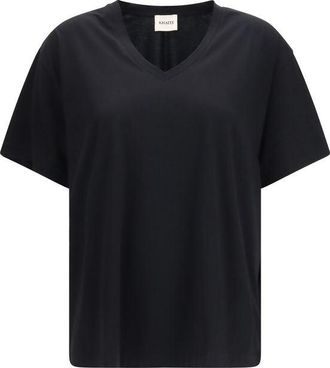 Khaite Zwarte Katoenen T-shirt