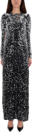 Paco Rabanne Long Dress With Sequins-Donna