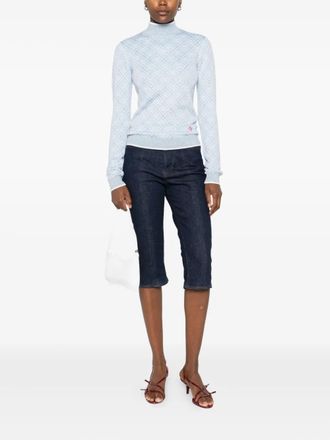 Casablanca Hoge Hals met Lurex Monogram