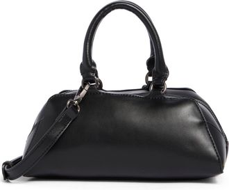 BCBGeneration Faux Leather Top Handle Satchel in Black at Nordstrom Rack