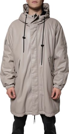 Msgm Full Zip Hooded Long Sleeves Casual Coat Mens Jacket (Pre-Owned)
