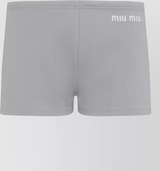 Miu Miu polyamide tech fabric low rise shorts