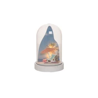Beachcombers Beach Scene Light-Up LED Globe Nightlight in Blue at Nordstrom