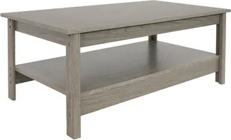 Sunnydaze Coffee Table With Lower Shelf