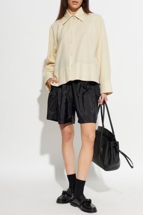 Jil Sander Wool Shirt, Womens, Cream
