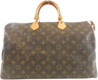 Louis Vuitton Pre-owned Monogram Boston Bag M41522 - Dames - Vintage Handtas - Bruin - ONE Size - Vintage