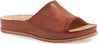 Kork-ease Tutsi Slide Sandal in Etiope Brown Leather at Nordstrom, Size 10