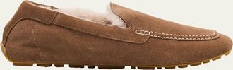 Aquatalia Qalista Suede Driving Loafers