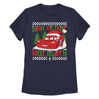Cars Womens Cars High Octane Holidays Graphic T-Shirt in Navy Blue at Nordstrom, Size Medium