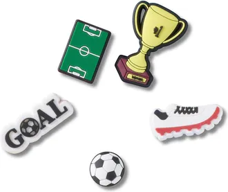 Crocs Set van 5 Jibbitz Football