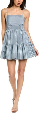 Avantlook Check Mini Dress