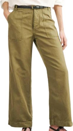 Nili Lotan Leon Boy Pants In Olive