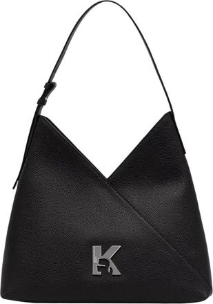 Karl Lagerfeld Tote Bag - Dames - Schoudertassen - Zwart - ONE Size - Leer - Tassen
