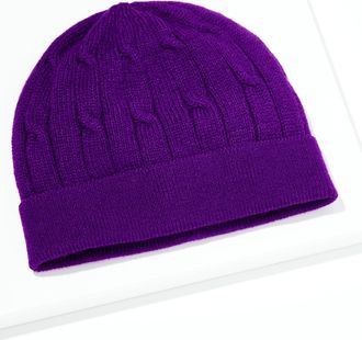 Talbots Soft Knit Beanie - Violet Indigo - 001 Talbots