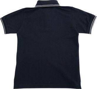 Stone Island Boys Polo Shirt Blue Cotton T-Shirts And Polos