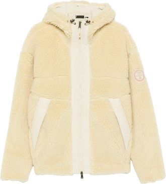Napapijri Fitness, Heren, Beige, S, Polyester, Maple Fleece Jas