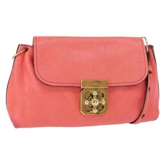 Chlo&eacute; Pre-owned Schoudertas - Dames - Vintage Schoudertas - Roze - ONE Size - Leer - Vintage