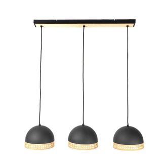 Lindby L&aacute;mpara Colgante lonnaris En Negro De Metal - Lindby