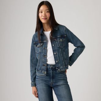 Levi's Original Trucker Jacket - Womens - XS - Blue