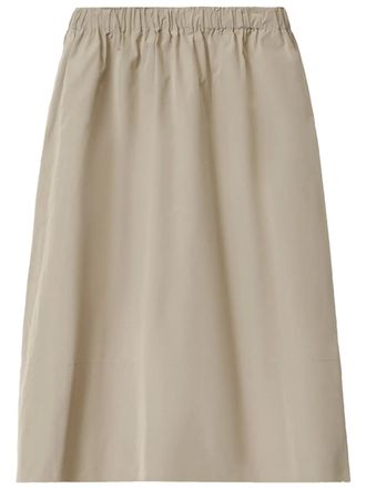 Fabiana Filippi Midi-rok met elastische tailleband - Beige