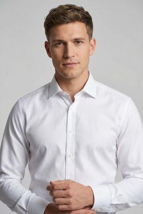 Marvelis Langarmhemd MARVELIS, Herren, Gr. 36, Extra verl&auml;ngerter Arm, wei&szlig;, Web, Obermaterial: 100% Baumwolle, k&ouml;rpernah normal, 2-Knopf-Manschette, Hemden La