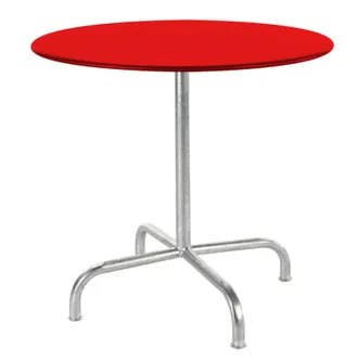 Schubiger M&ouml;bel Metall-Tisch Rigi Rund