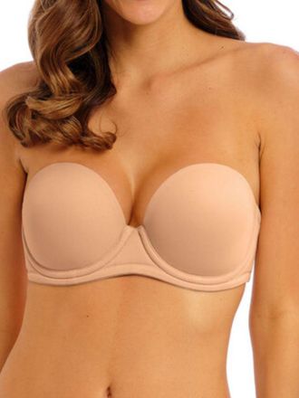 Wacoal Womens Red Carpet Strapless Bra - Beige Polyamide - Size 34DD