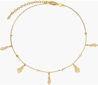 Yoj Mino Charm Choker Necklace in Gold at Nordstrom