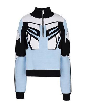 8 by YOOX VISCOSE BLEND BIKER ZIP-UP JUMPER