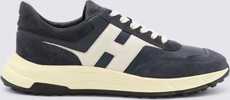 Hogan Sneakers Blue And Green-Uomo