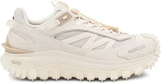 Moncler Sneakers, male, Beige, 7 UK, Low Top Trainers with Beige Logo