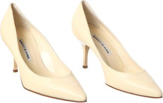 Manolo Blahnik Kietta 70 Leather Pump (Authentic Pre-Loved)