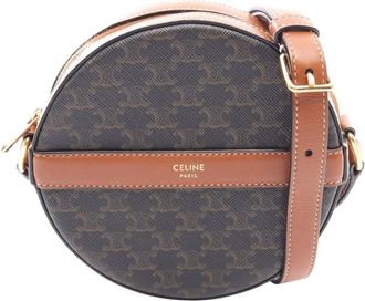 Celine Pre-owned Celine Triomphe Round Purse Crossbody Ladies 9OEFLK881KE1VC37