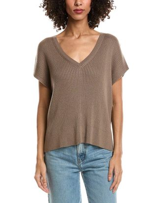 Splendid Georgie V-Neck Cashmere-Blend Sweater