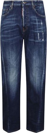 Dsquared2 Loose Twisted Jeans - Heren - Slim Fit Jeans - Blauw - M - Katoen - Jeans