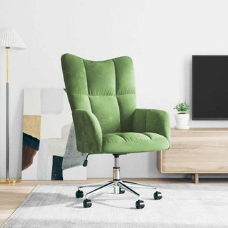 vidaXL Sill&oacute;n De Relax De Terciopelo Verde Claro Vidaxl