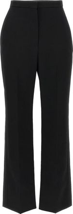 Givenchy Tuxedo Cigarette Pants - Dames - Wijde Broeken - Zwart - S - Wol - Broeken