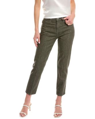 Theory Treeca Army Straight Crop Jean