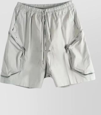Rick Owens relaxed shorts heizer bela side pockets zippered