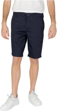 A|X Armani Exchange Bermuda-shorts van katoenmix - Heren - Korte Broeken - Blauw - W33 - Katoen - Korte Broeken