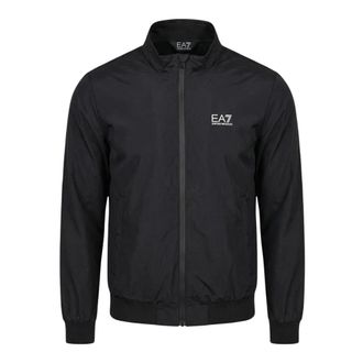 Emporio Armani Light Jackets, male, Black, Size: 2XL Bomber Jacket