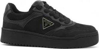 Guess Miram Sneaker - Dames - Sneakers - Zwart - 36 EU - Leer - Schoenen