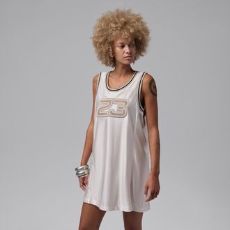 Nike Jordan Womens Jordan Flight Jersey Dress in Brown | IF1122-110