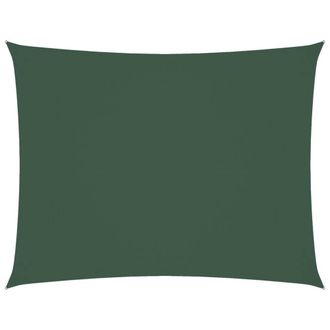 Berkfield Home Sunshade Sail Oxford Fabric Rectangular 6x8 m Dark Green