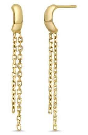 Bony Levy 14K Gold Chain Drop Earrings in 14K Yellow Gold at Nordstrom Rack
