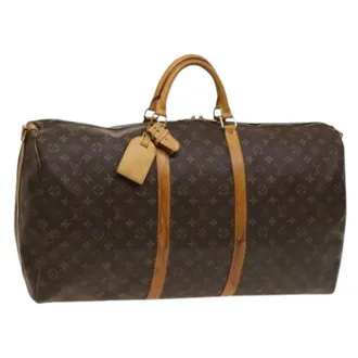 Louis Vuitton Vintage Weekend Bags, unisex, Brown, ONE SIZE, Pre-owned Weekend Bag