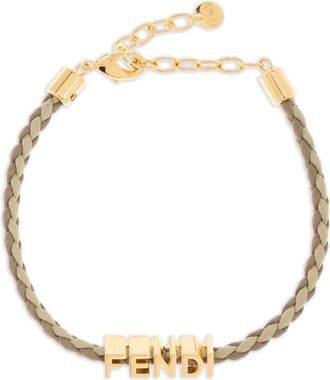 Fendi logo bracelet - Green