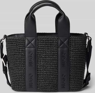 HUGO BOSS Henkeltasche aus Papier Modell BECKY ST_MINI TOTE in Black, Gr&ouml;&szlig;e 1